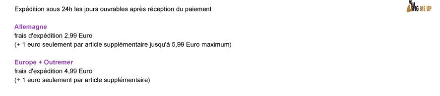 Expédition sous 24h les jours ouvrables après réception du paiement Allemagne: frais d'expédition 2,99 Euro (+ 1 euro seulement par article supplémentaire jusqu'à 5,99 Euro maximum) | Europe + Outremer: frais d'expédition 4,99 Euro (+ 1 euro seulement par article supplémentaire)